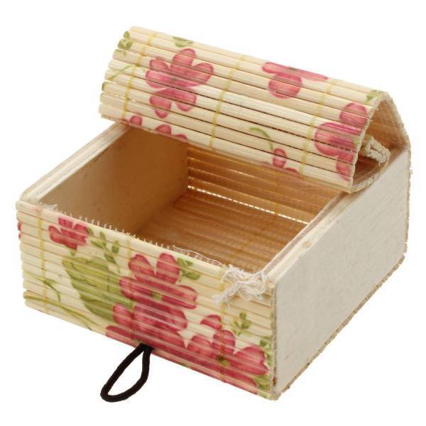 Boîte à Bijoux <br> Bambou Fleurs Boîte à Bijoux Bambou Fleurs