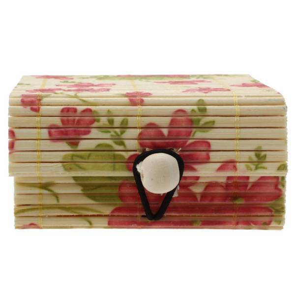Boîte à Bijoux <br> Bambou Fleurs Boîte à Bijoux Bambou Fleurs