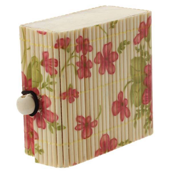 Boîte à Bijoux <br> Bambou Fleurs Boîte à Bijoux Bambou Fleurs