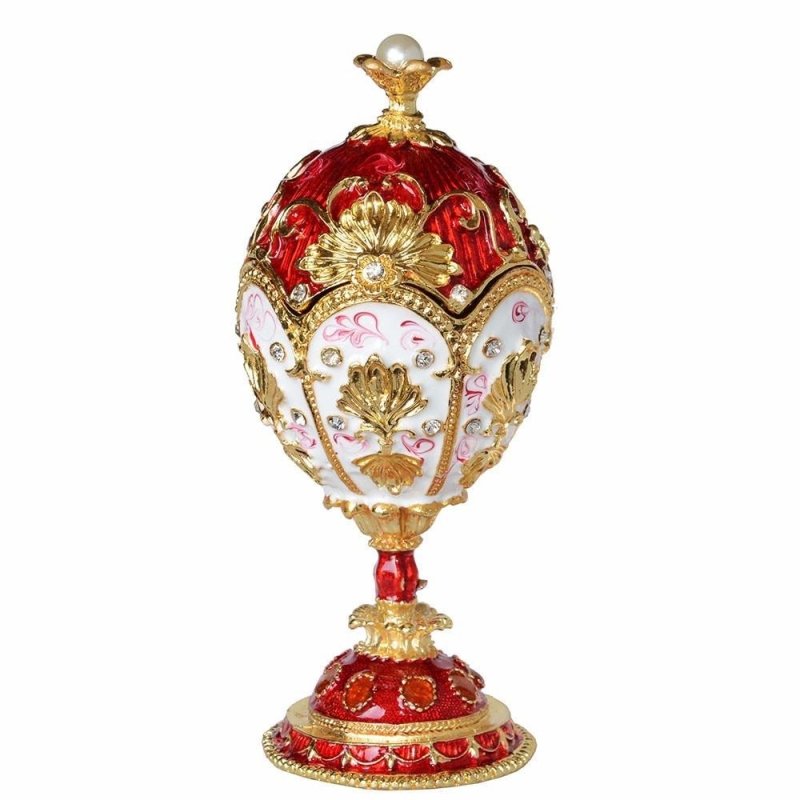 Boîte à Bijoux Oeuf Rouge