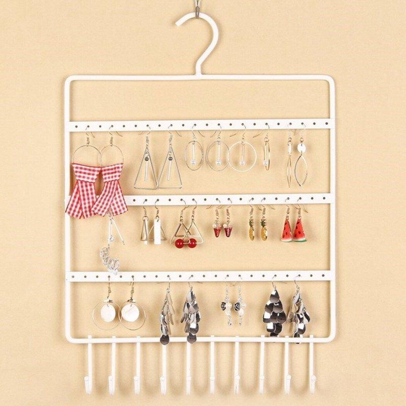 Porte Collier Mural <br> Cintre Blanc Porte Collier Mural | Bijoux Evasion