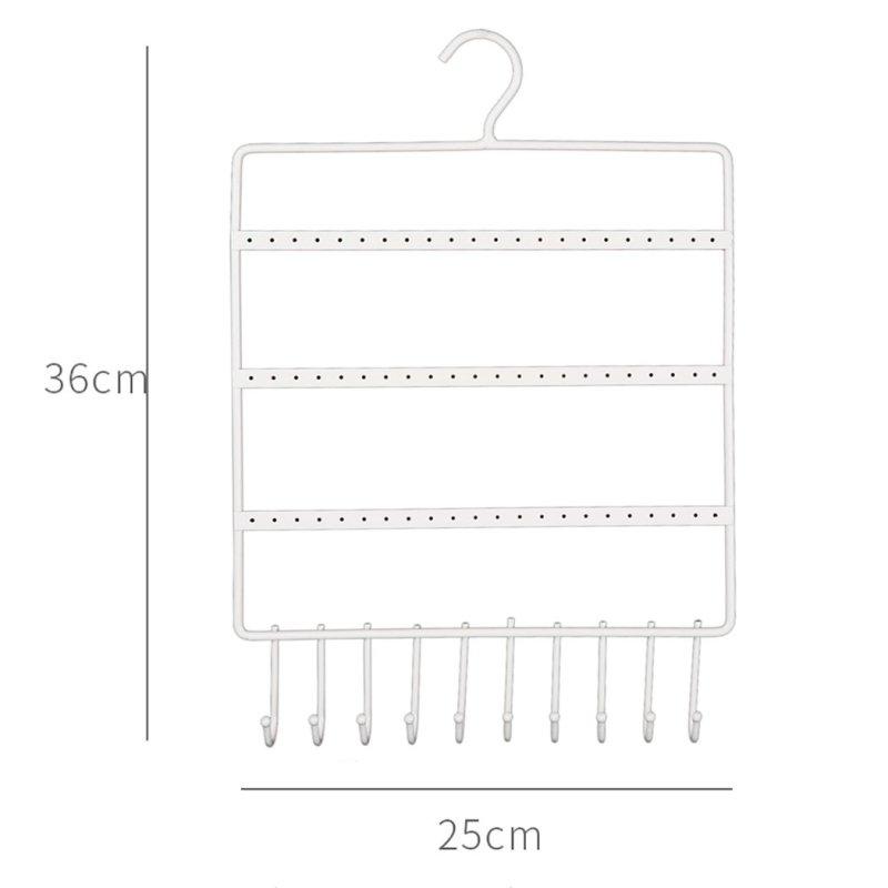 Porte Collier Mural <br> Cintre Blanc Porte Collier Mural | Bijoux Evasion